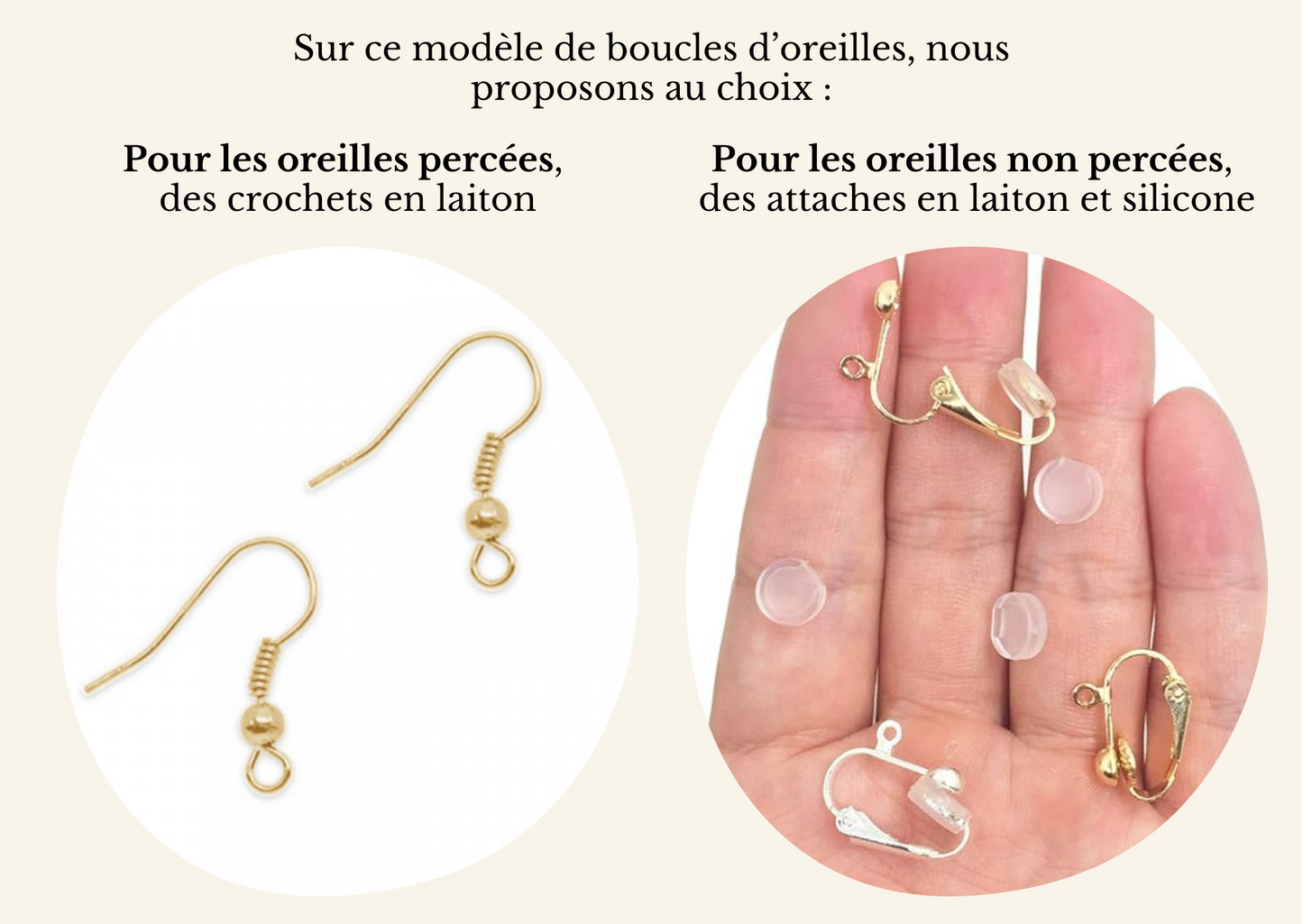 Boucles d'oreilles origami - Créoles colombes et pompons
