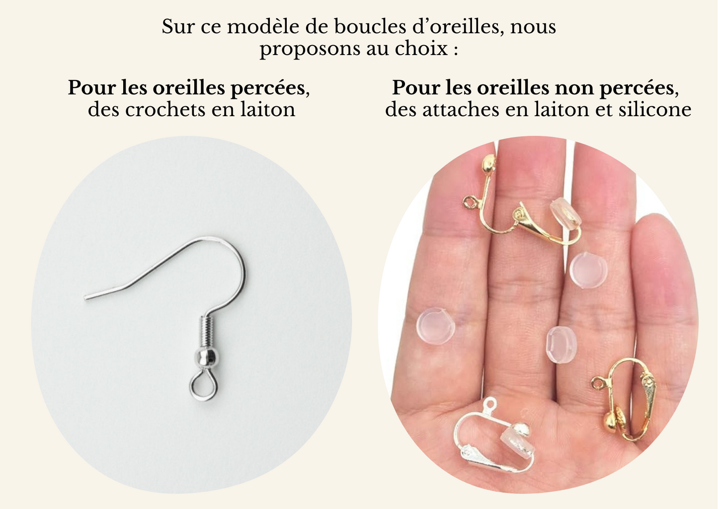 Boucles d'oreilles en papier japonais - Collection Tsuki