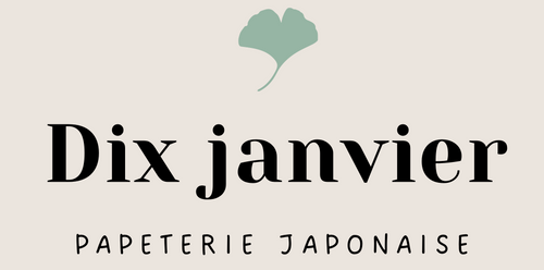 Dix janvier - Papeterie japonaise