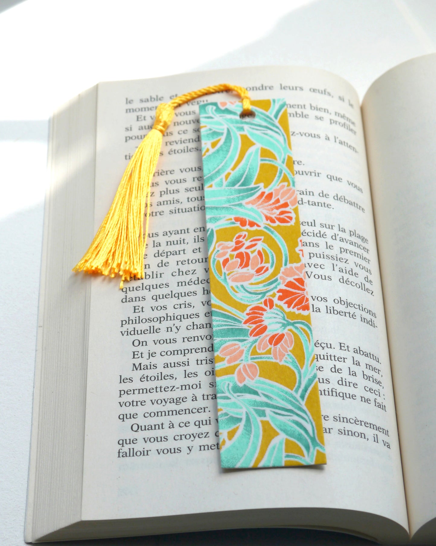 Set of 20 self-adhesive stickers in Japanese paper - Cherry blossoms