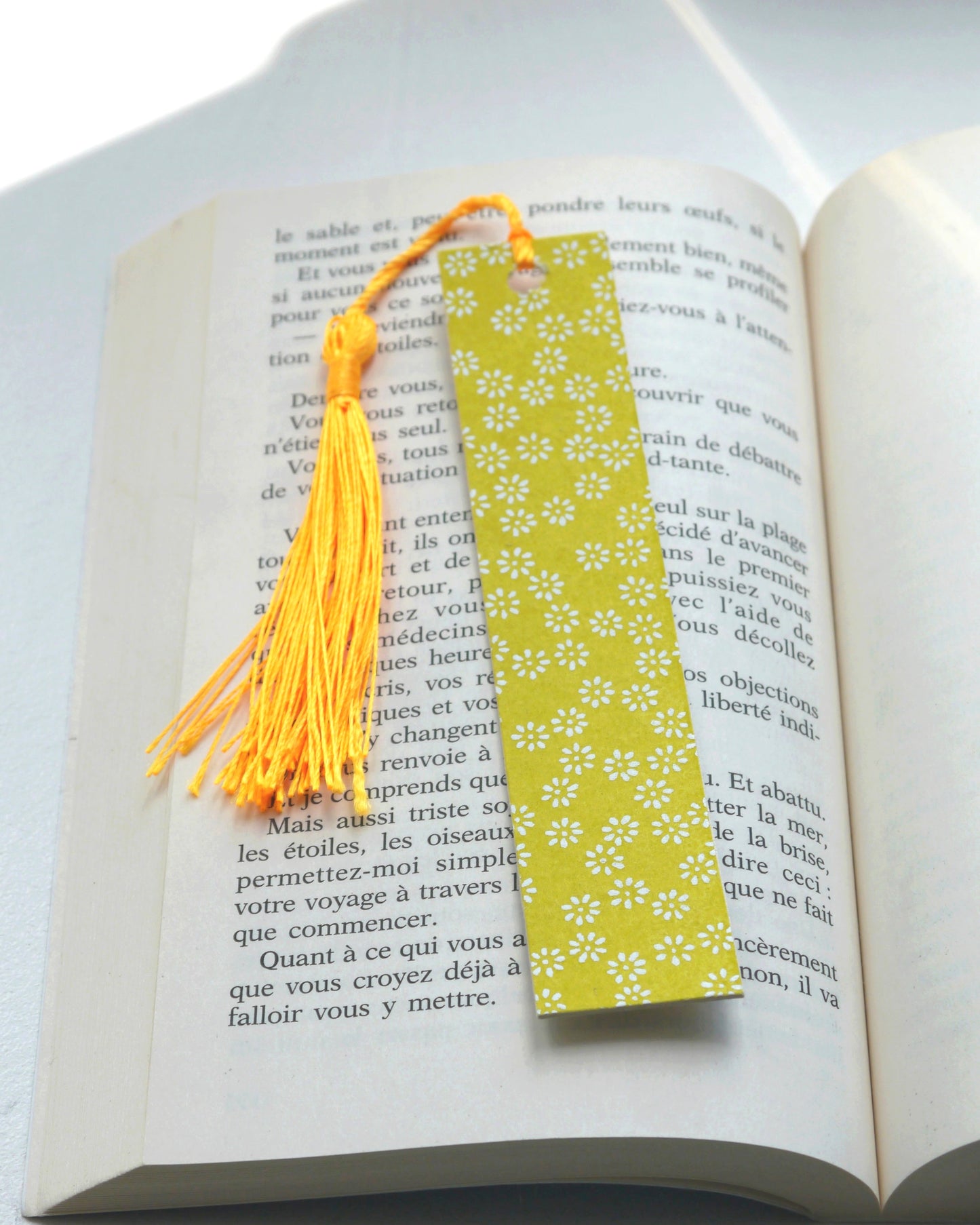 Marque-page en papier japonais - Anis