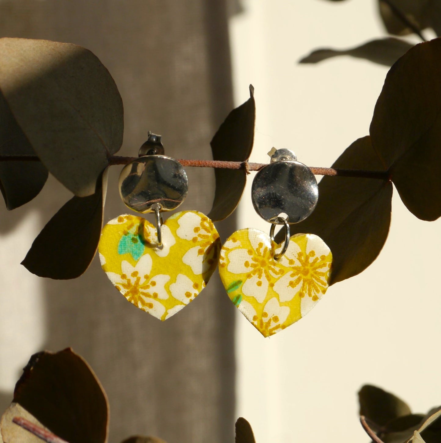 Japanese paper earrings - Suki Collection