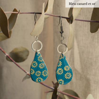 Japanese paper earrings - Nashi Collection