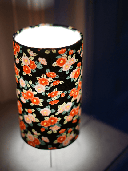 Japanese paper floor lamp - Field of flowers
