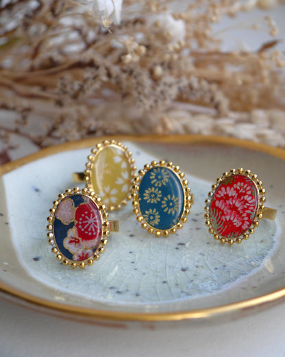 Japanese Paper Brooch - Japanese Cranes