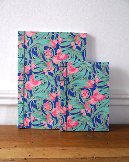 Petit carnet japonais - Arabesques bleues