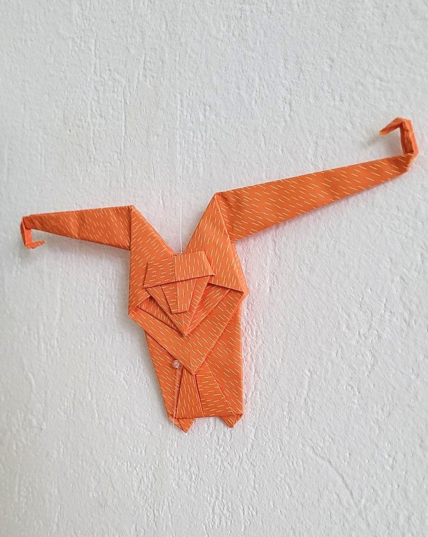 Mobile bébé origami - Savannah (mural)