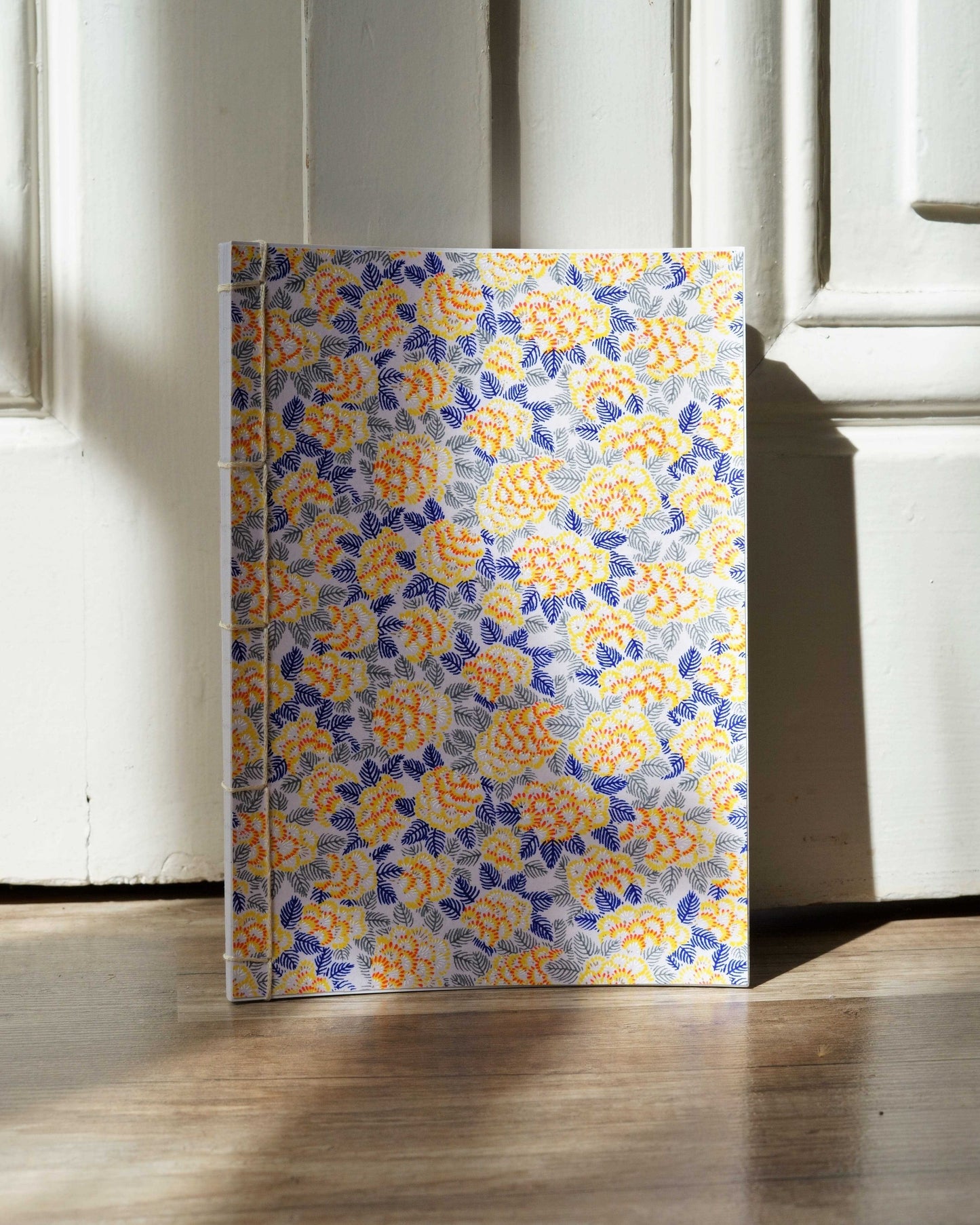 Large Japanese notebook - Blue hydrangea