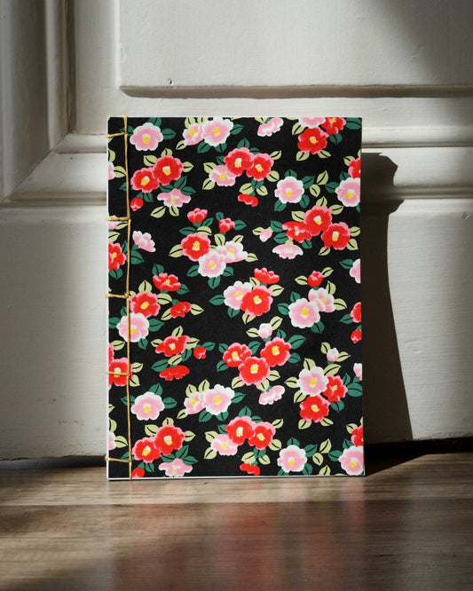 Grand carnet japonais - Champ de fleurs