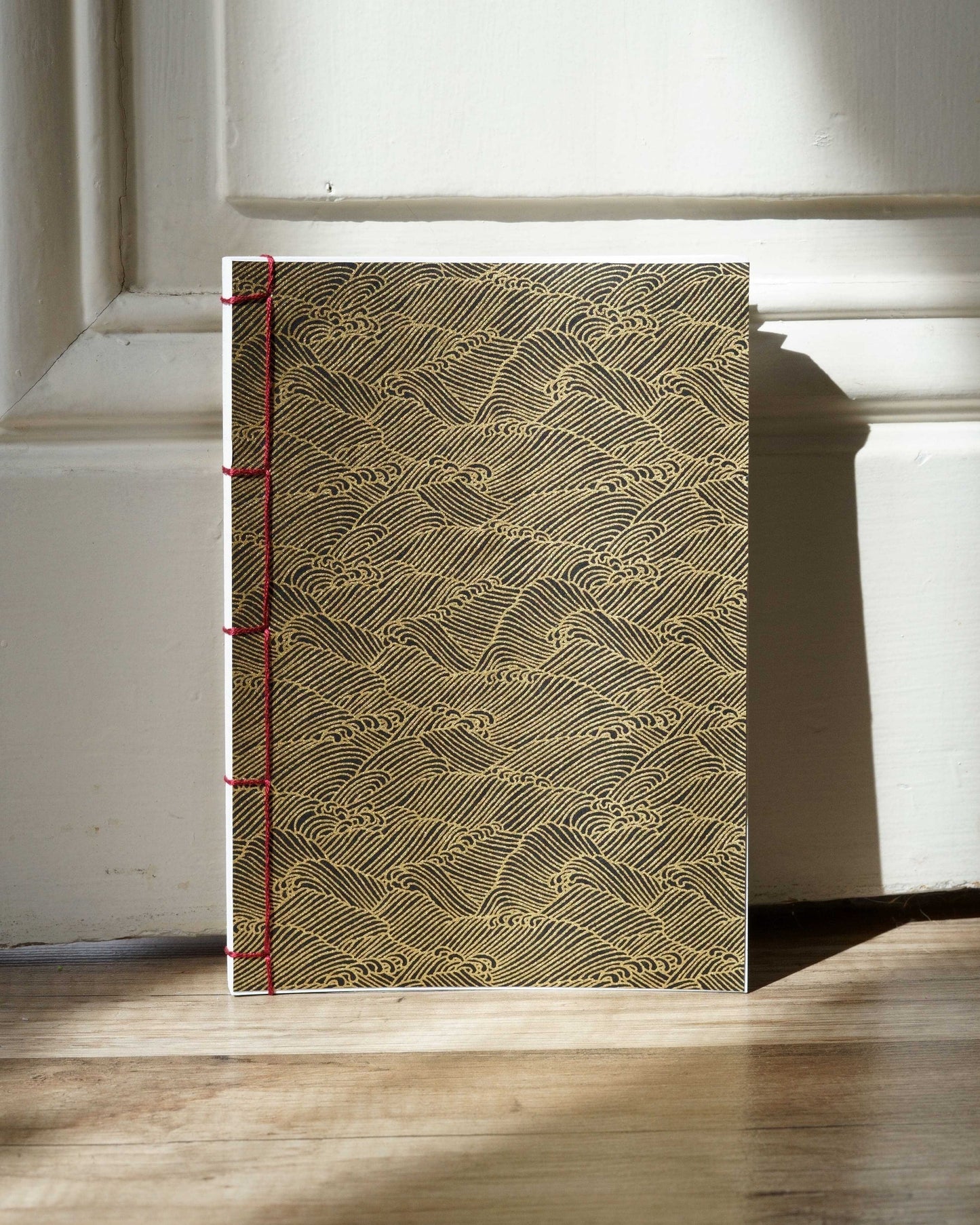 Large Japanese notebook - Black/gold foam